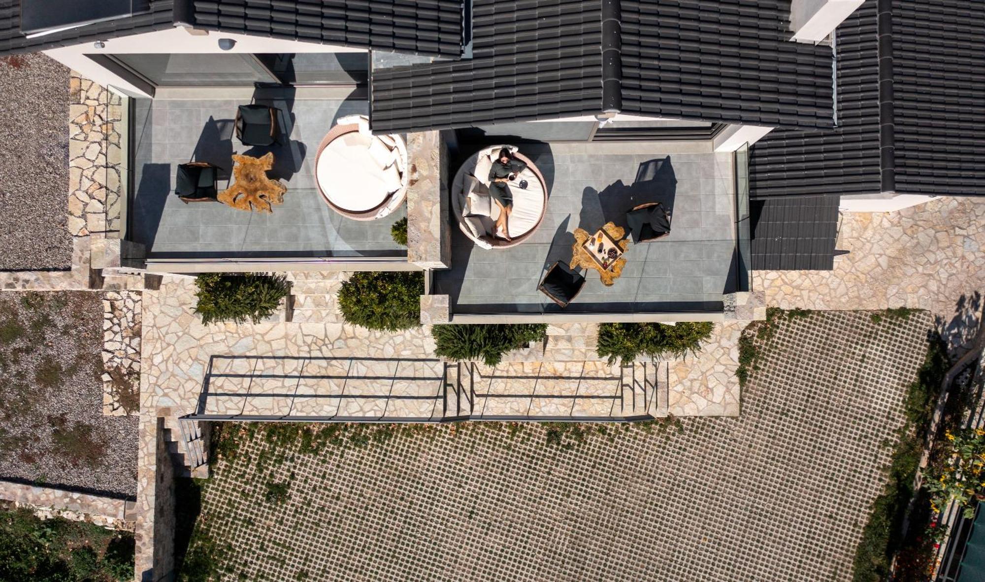Evora Luxury Suites Mega Chorio Экстерьер фото
