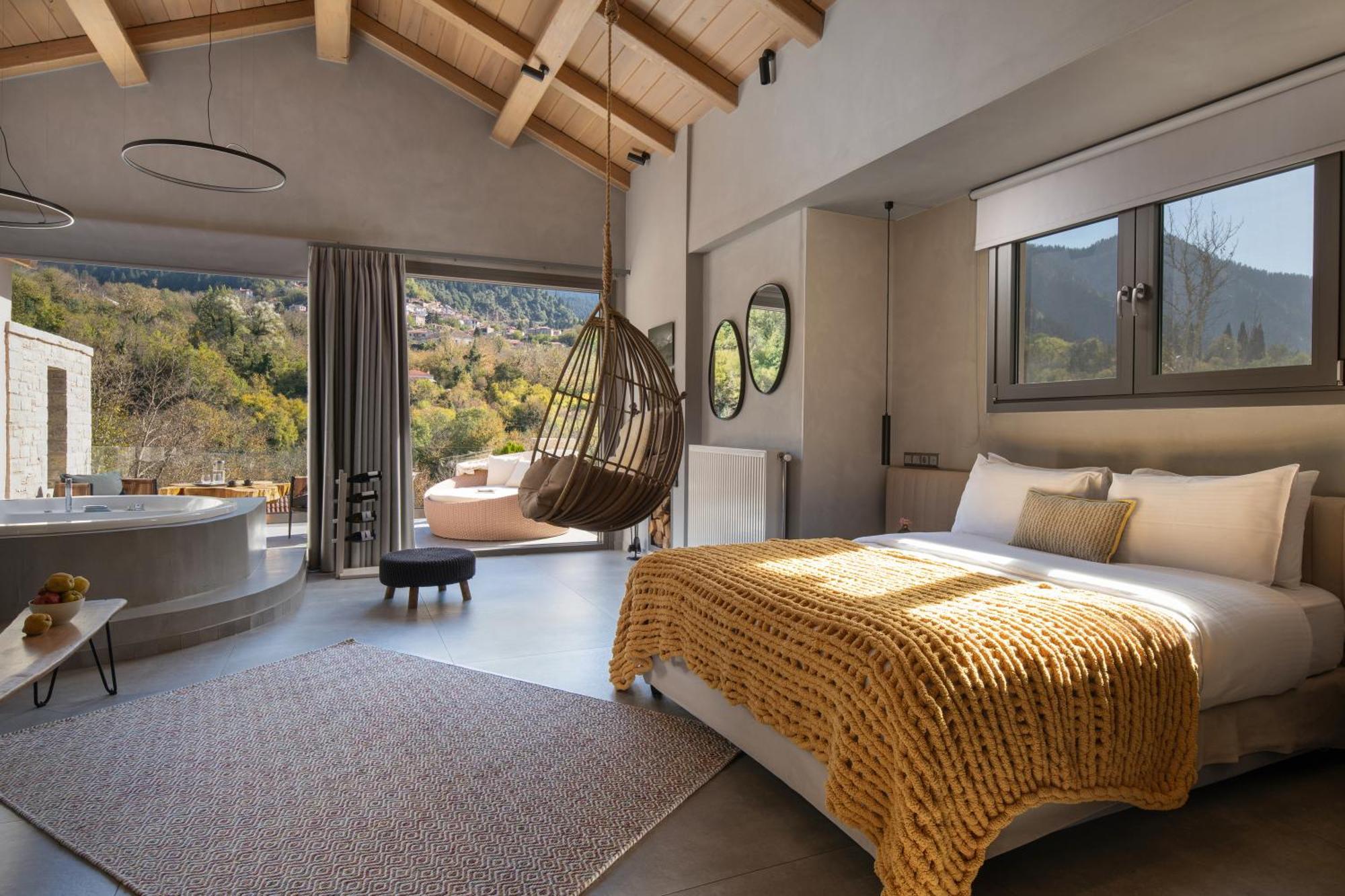 Evora Luxury Suites Mega Chorio Экстерьер фото