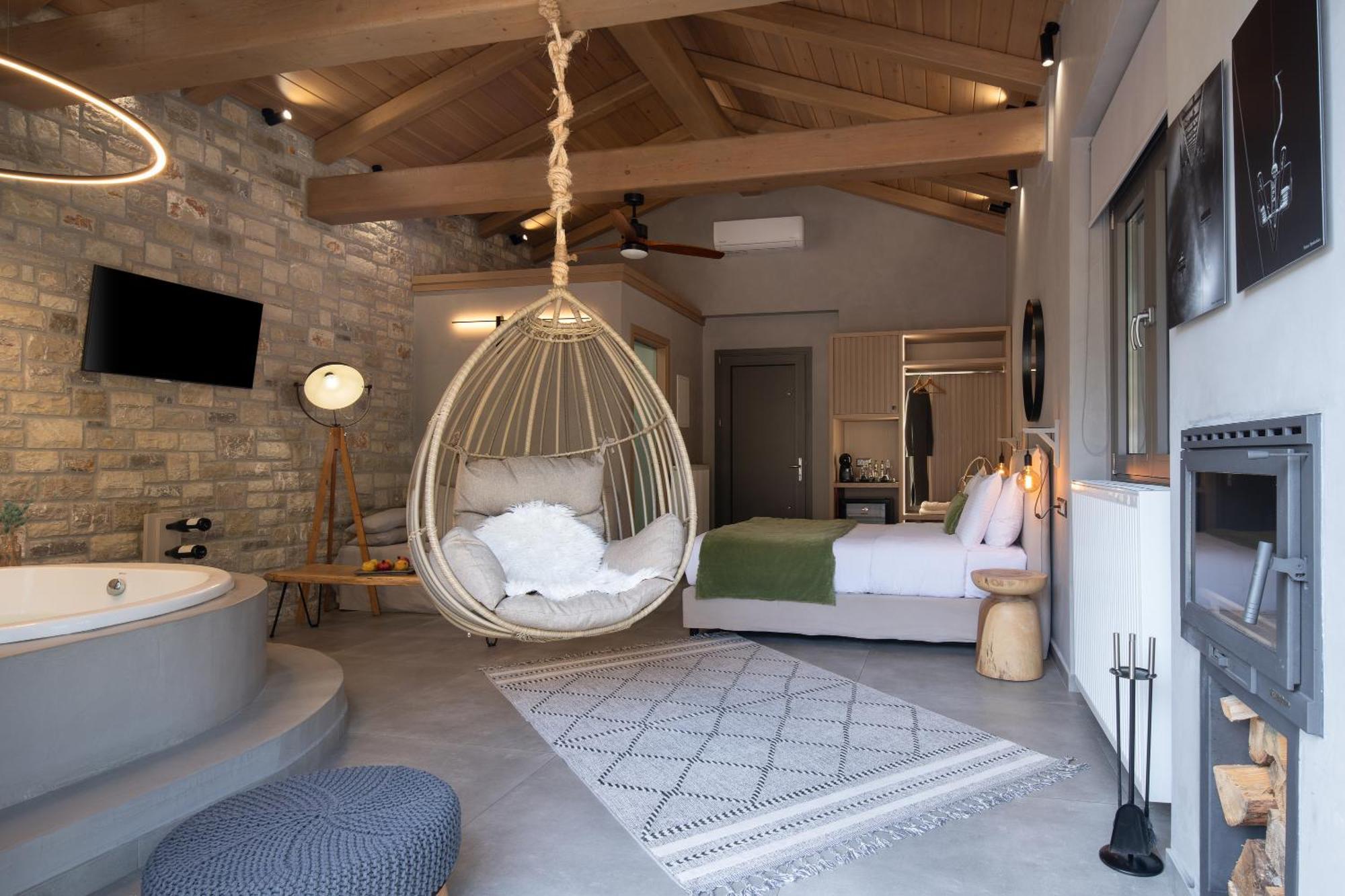 Evora Luxury Suites Mega Chorio Экстерьер фото