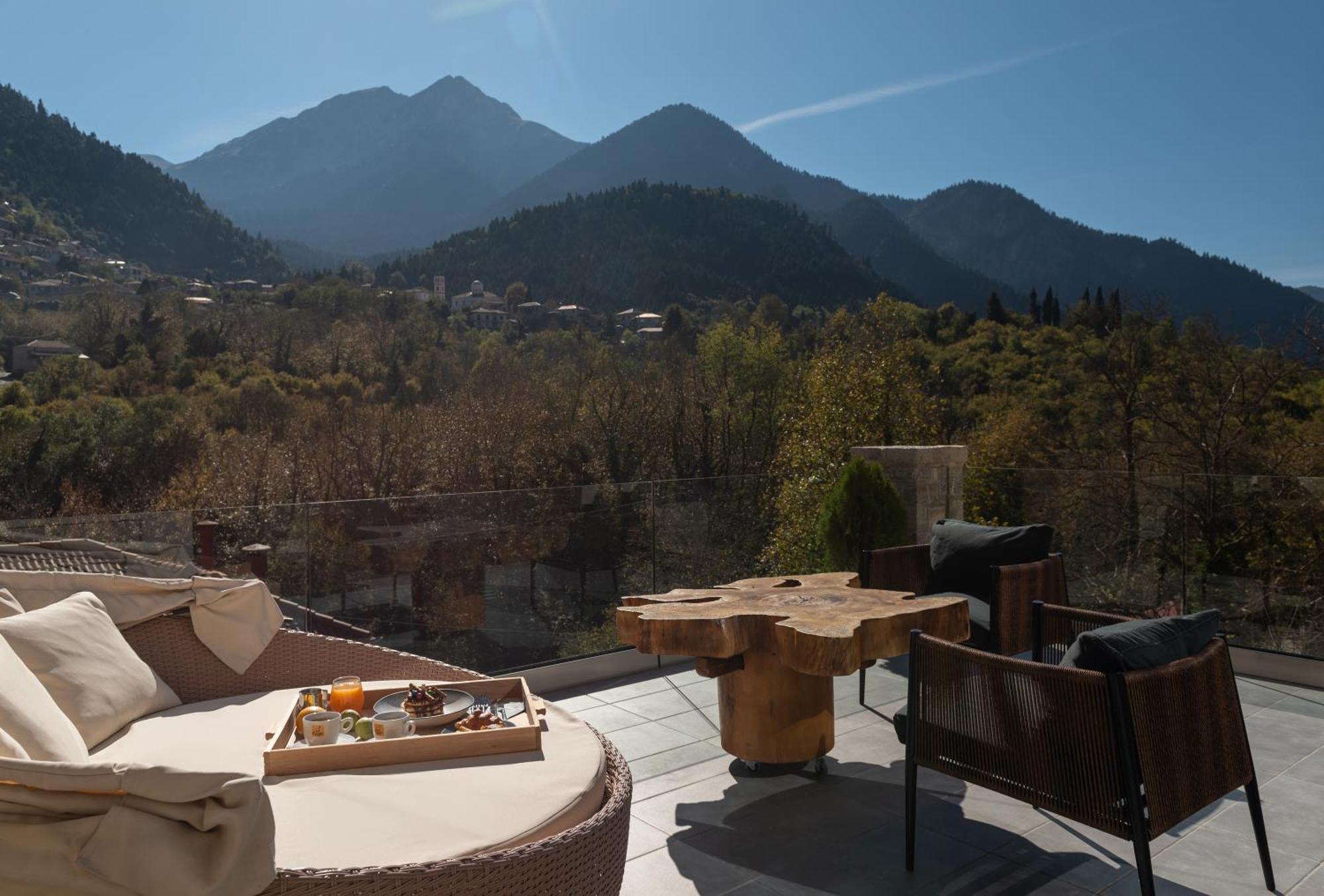 Evora Luxury Suites Mega Chorio Экстерьер фото